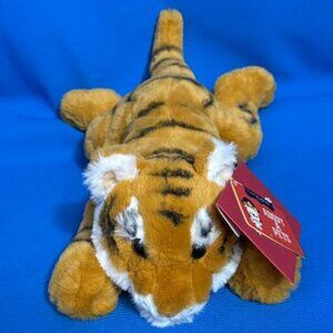 NEW ~ NWT FAO SCHWARZ TIGER CUB PLUSH ADOPT A PET ~ BEAUTIFUL STUFFED ANIMAL TOY